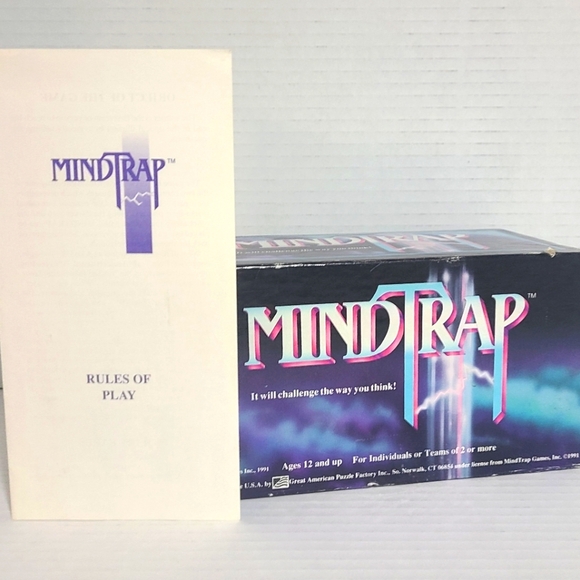 MINDTRAP Game for Individuals or teams of 2 or more - Picture 2 of 3